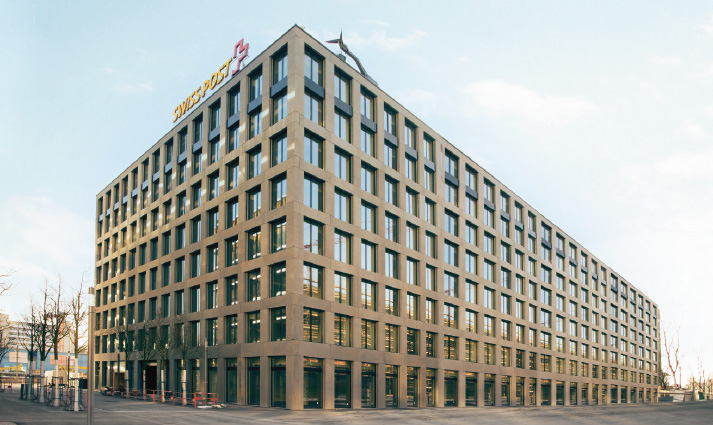 In spring 2015, 1,800 employees are moving into the new Swiss Post headquarters in Berne.